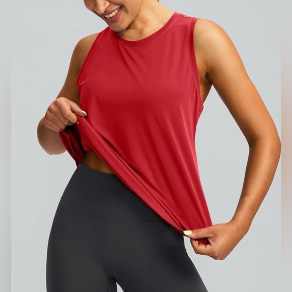 Athletics for All Tops - Athletics for All Racerback Athletic Racerback Tank Top Red Small NWT